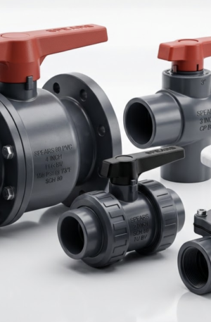 Válvulas varias PVC Cédula 80 (Sch 80)